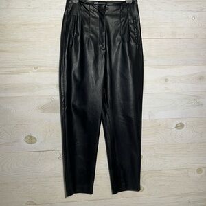 Zara faux leather pants